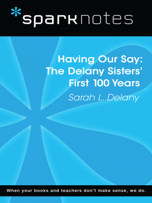 cover image of Having Our Say